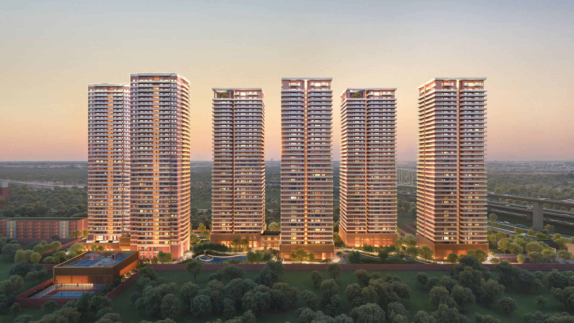 Max Estates 360 luxury residential property in Sector 36A Dwarka Expressway