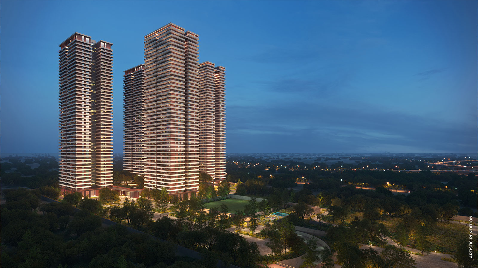 Max Estates 361 premium residential development in Sector 36A Dwarka Expressway